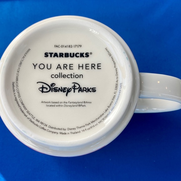 Disneyland Starbucks You Are Here Fantasyland Mug *RARE* IN PARKS 2017 - Picture 6 of 8